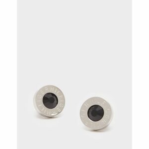 Womens Stainless Steel Stone Stud Earrings