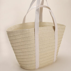 Womens Straw Basket Tote Bag