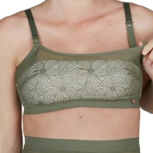 Cache Coeur Dahlia Maternity/Nursing Bra in Khaki at Nordstrom, Size Large