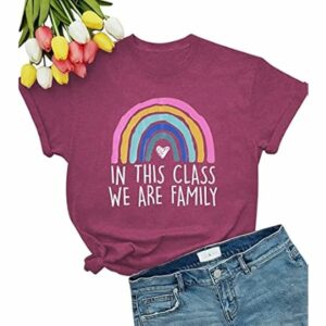 Women's Teacher "We Are Family" T-Shirt