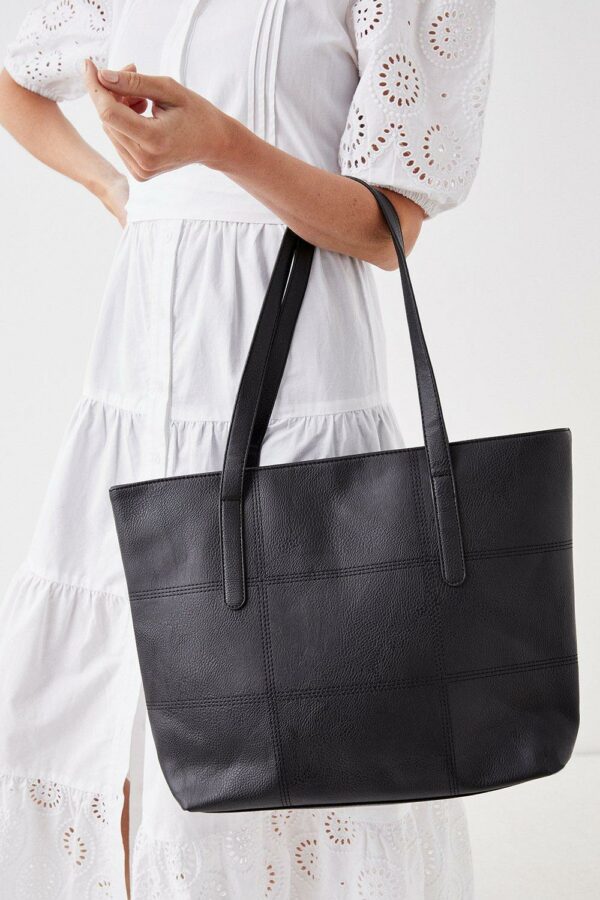 Womens Trish Stitched Tote Bag