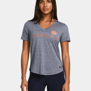 Women's UA Breezy Jersey Collegiate V-Neck T-Shirt