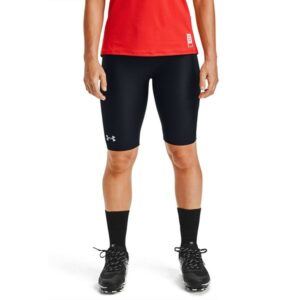 Women's Under Armour Iso-Chill Softball Slider Compression Shorts Large Black