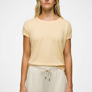 Women's prAna Cozy Up T-shirt - Sun Kissed Heather