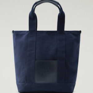 Woolrich Unisex Premium Tote Bag Blue Size ONE