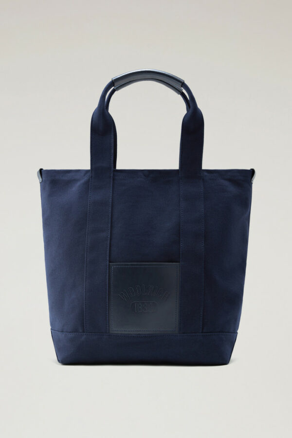 Woolrich Unisex Premium Tote Bag Blue Size ONE