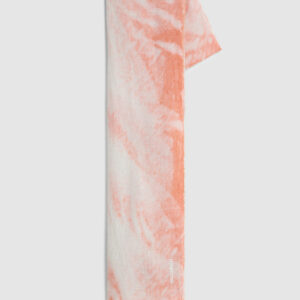 Woolrich Woman Luxe Scarf in Garment-Dyed Cotton Pink Size ONE