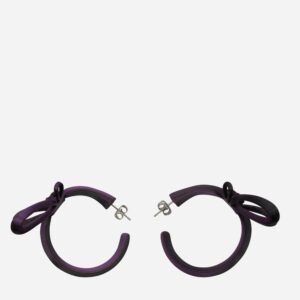 Wow Hoop Earrings Purple