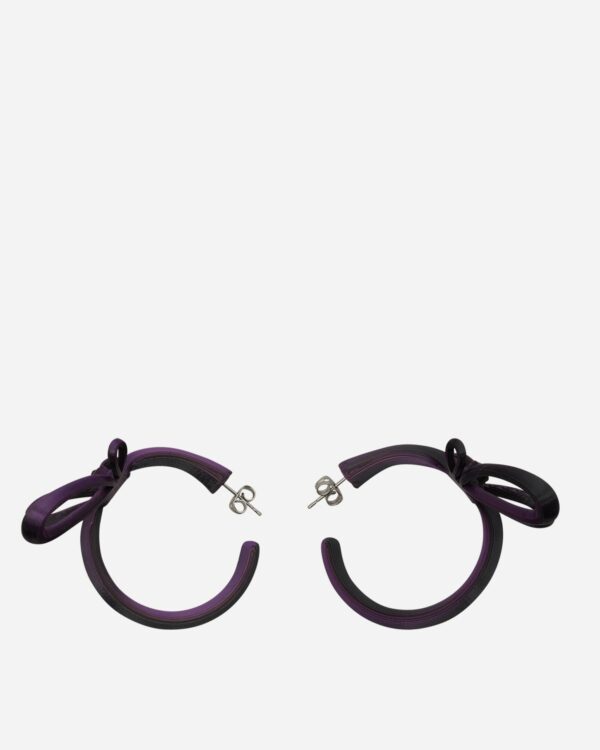 Wow Hoop Earrings Purple