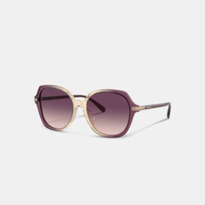 Wrap Around Hangtag Oversized Geometric Round Sunglasses