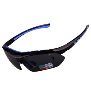 XQ-HD XQ-082-1 Outdoor Cycling Glasses Cool Windproof Ultraviolet-proof Sunglasses for Men Women - Black Blue