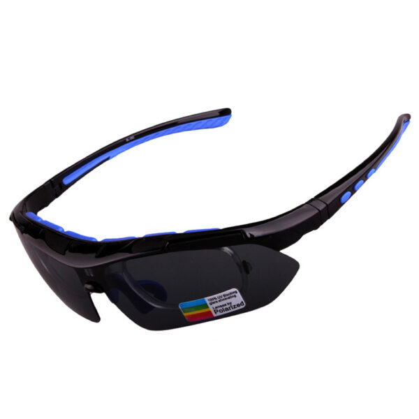 XQ-HD XQ-082-1 Outdoor Cycling Glasses Cool Windproof Ultraviolet-proof Sunglasses for Men Women - Black Blue