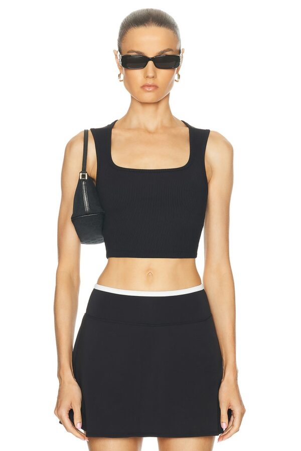 YEAR OF OURS Ribbed Diana Sports Bra in Black