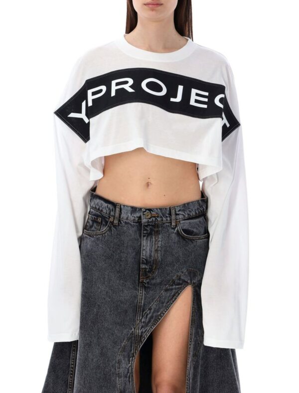 Y/Project Logo Band Crop Top