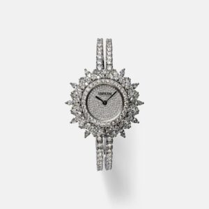 Yeprem Y-Momento 18kt white gold watch with diamonds