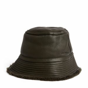 Yves Salomon Merino-Lambskin Bucket Hat