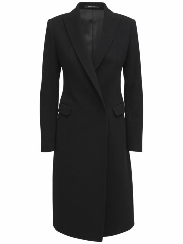 Zeudi Single Breast Wool & Cashmere Coat