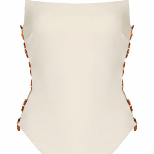 Ziah - Bravo O-Ring One Piece Swimsuit - White - AU 10 - Moda Operandi