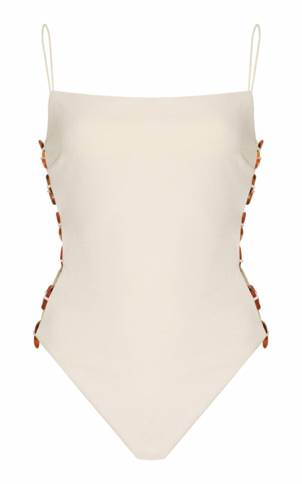 Ziah - Bravo O-Ring One Piece Swimsuit - White - AU 10 - Moda Operandi