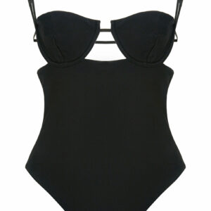 Ziah - Dita Cup-Detailed Cutout One Piece Swimsuit - Black - AU 8 - Moda Operandi