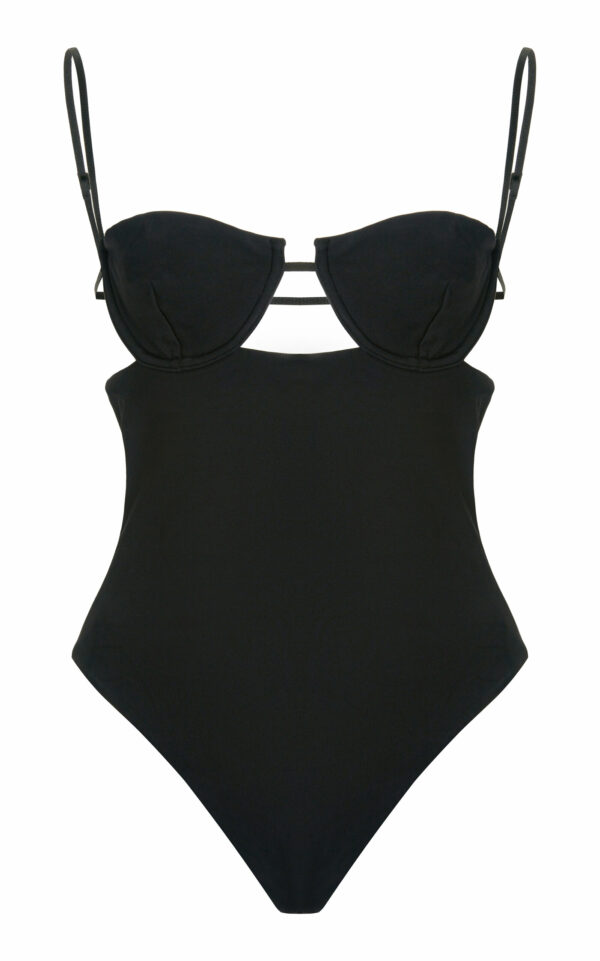 Ziah - Dita Cup-Detailed Cutout One Piece Swimsuit - Black - AU 8 - Moda Operandi