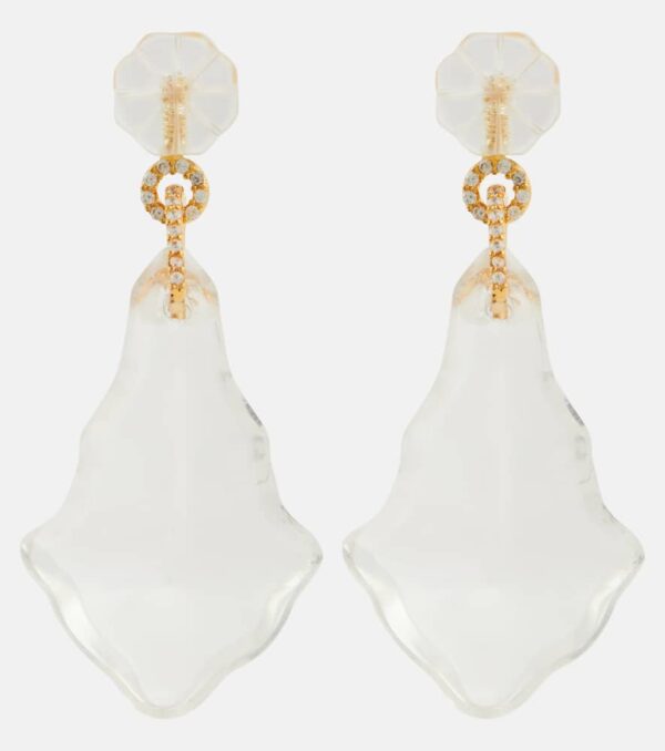 Zimmermann Crystal Chandelier gold-plated earrings