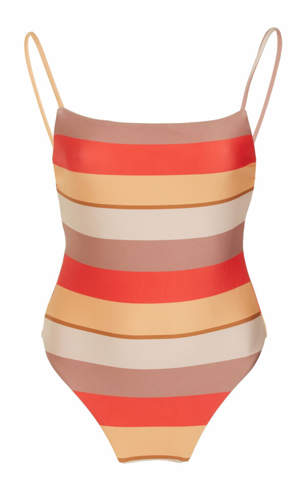 Zulu & Zephyr - Striped One-Piece Swimsuit - Stripe - US 12 - Moda Operandi