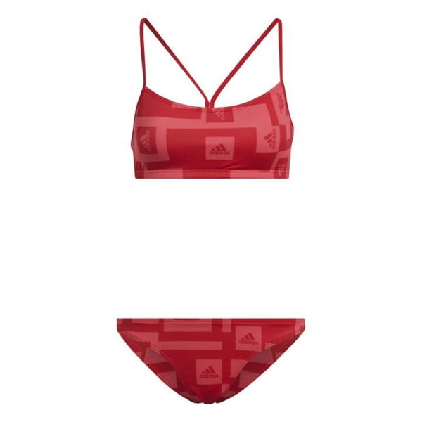 adidas All Over Print Bikini - Red