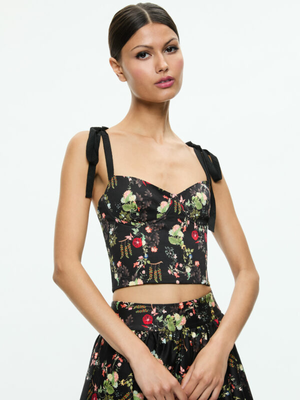 alice + olivia HELENE BUSTIER TOP