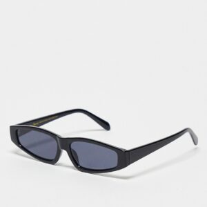 & Other Stories slim sunglasses in black