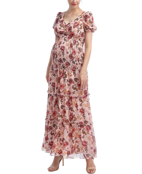 kimi + kai Maternity Aoife Maxi Dress - Multicolored