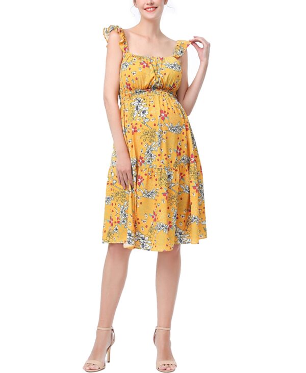 kimi + kai Maternity Jamie A-Line Dress - Multicolored