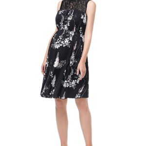 kimi + kai Maternity Moira Skater Dress - Multicolored