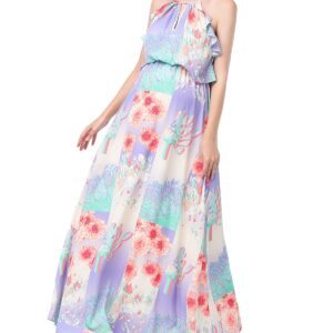 kimi + kai Maternity Pixie Nursing Maxi Dress - Multicolored