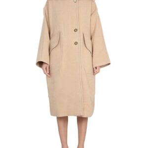 patou wool maxi coat