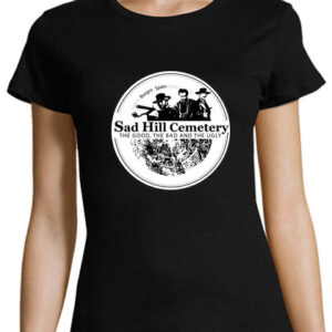 t-shirt logo sad hill woman