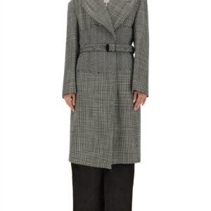 tom ford wool patchwork coat