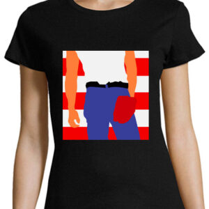 woman t-shirt - born in the usa