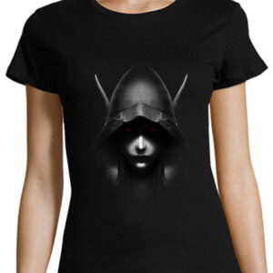 woman t-shirt sylvanas b & n