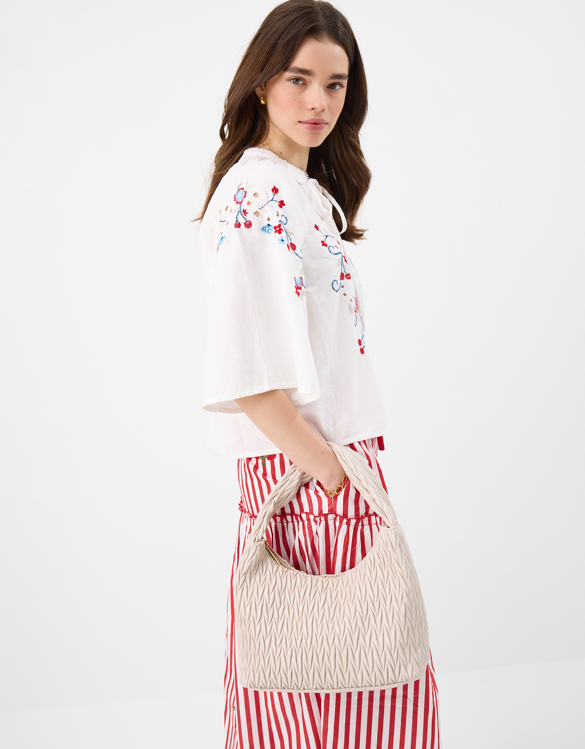 Multicolour Quilted Handbag