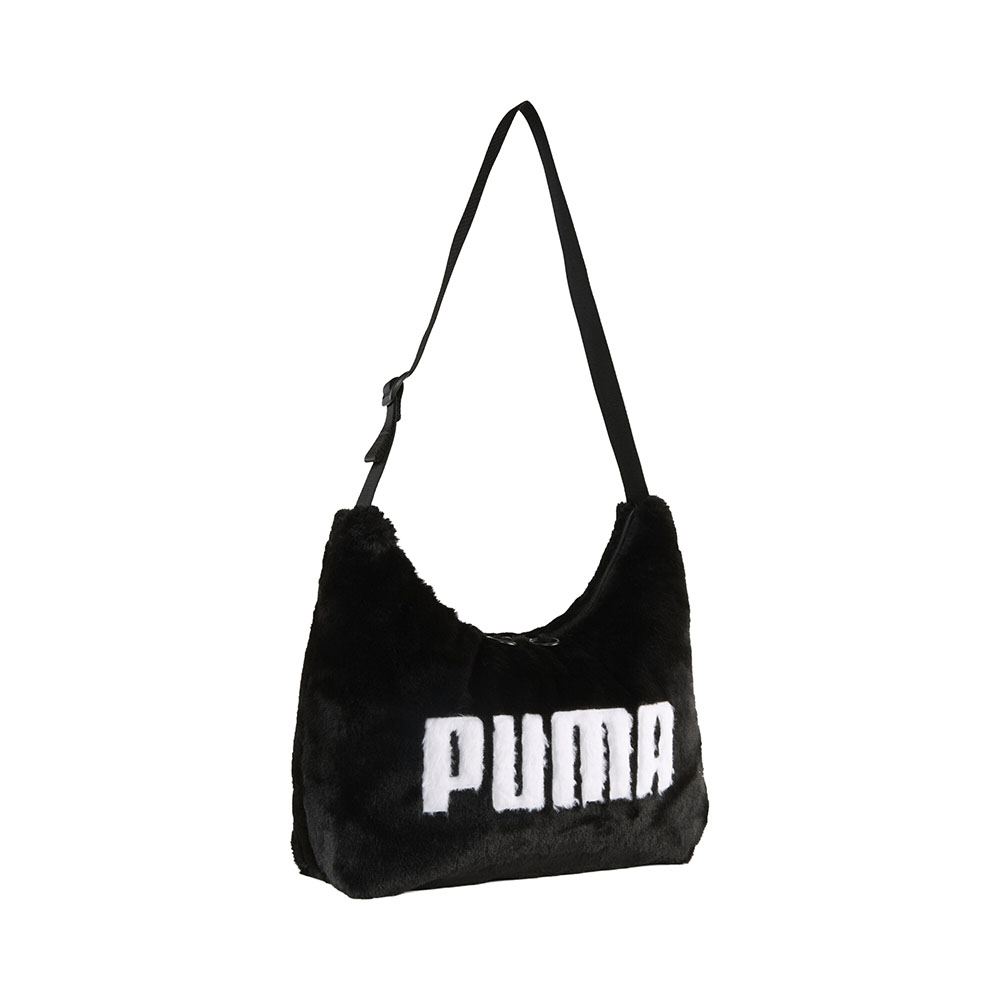 PUMA Up Faux Fur Slouchy Hobo Bag