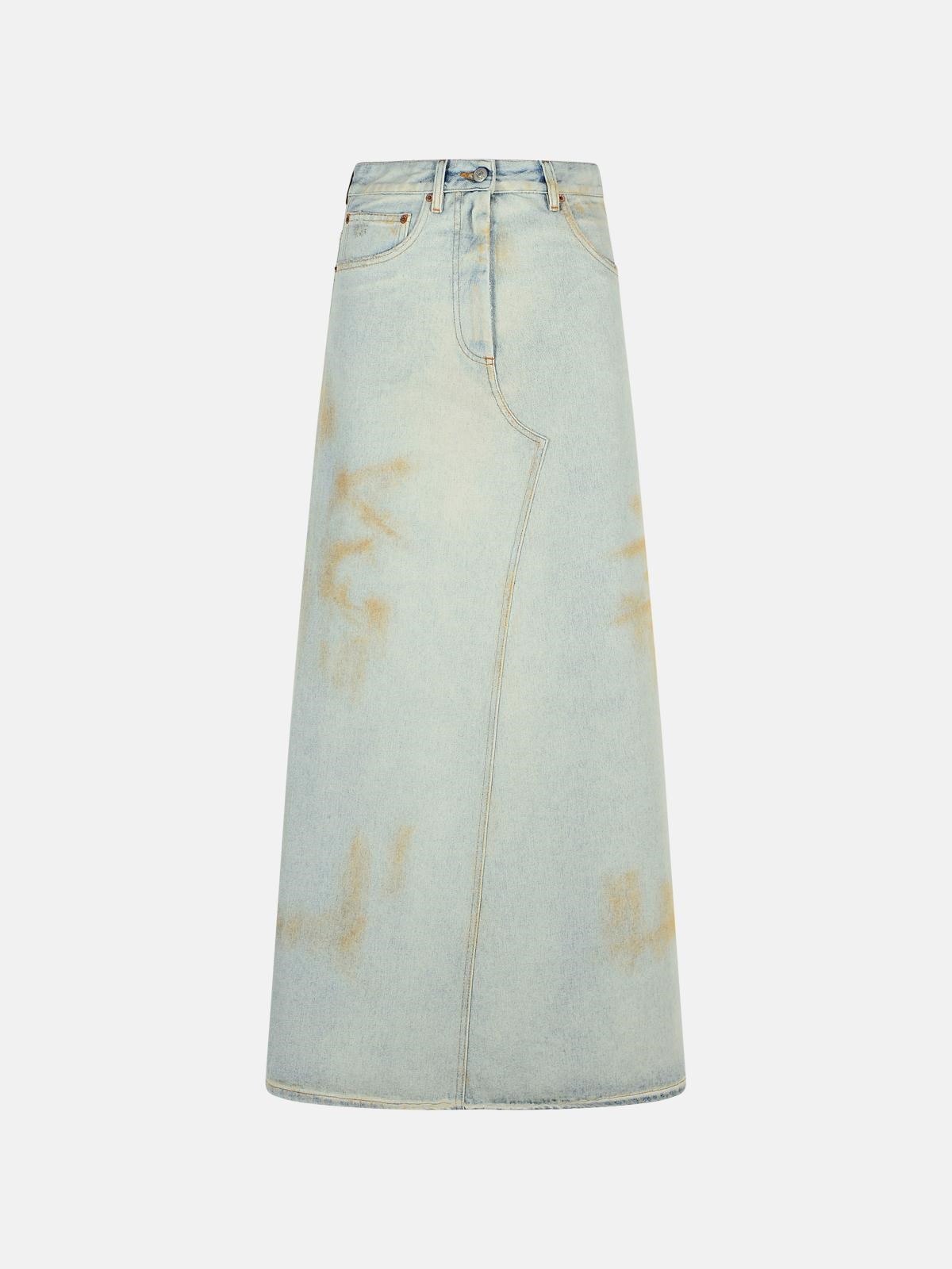 MM MAISON MARGIELA Blue Denim Skirt