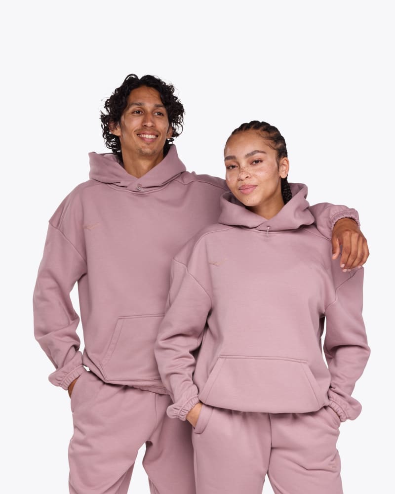 HOKA Essential Hoodie in Quartzite, Size Large