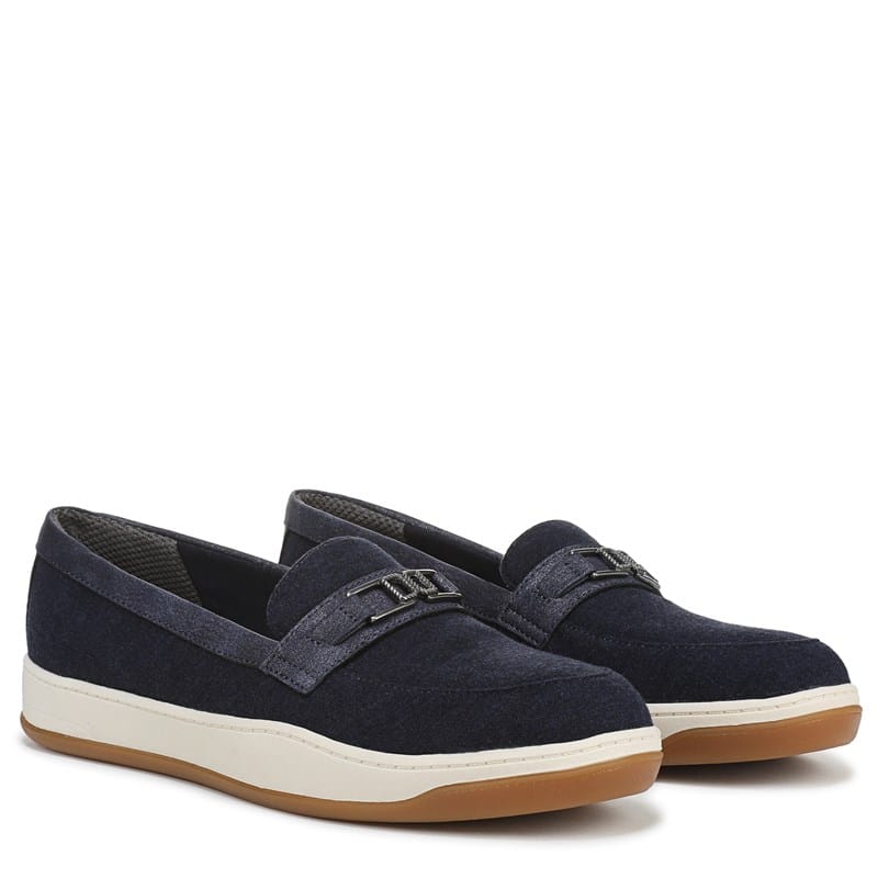 Lifestride Women's Daydream Slip On Shoes Navy Blazer Knit Fabric - Size .