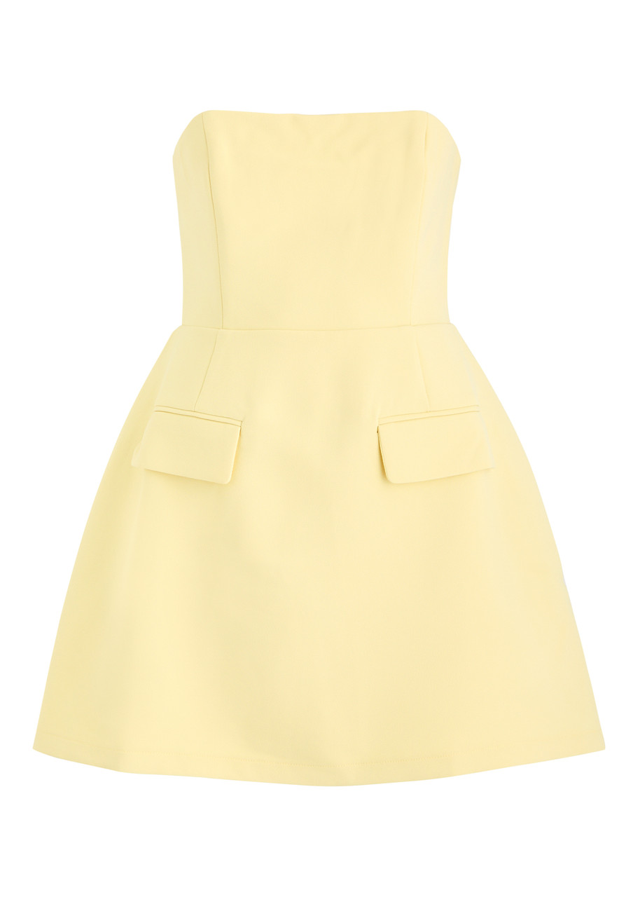 Odd Muse The Ultimate Muse Strapless Mini Dress - Yellow - S