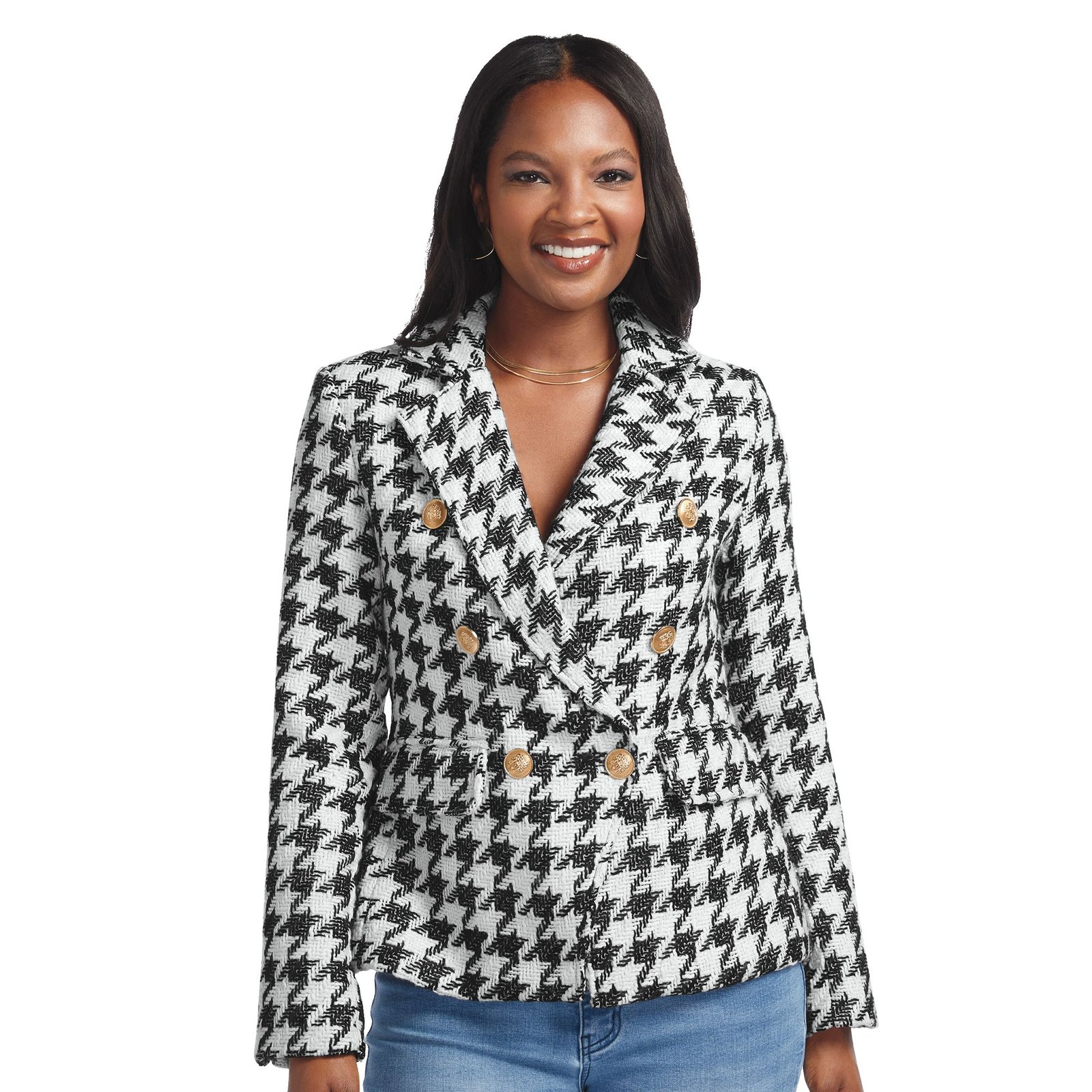 Masseys Double Breasted Blazer Multi Jackets