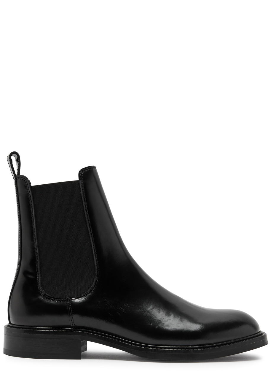 Alohas Lanz Leather Chelsea Boots - Black - IT