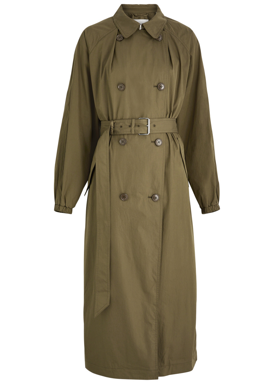 Isabel Marant toile Cacilda Cotton-blend Poplin Coat - Khaki - S