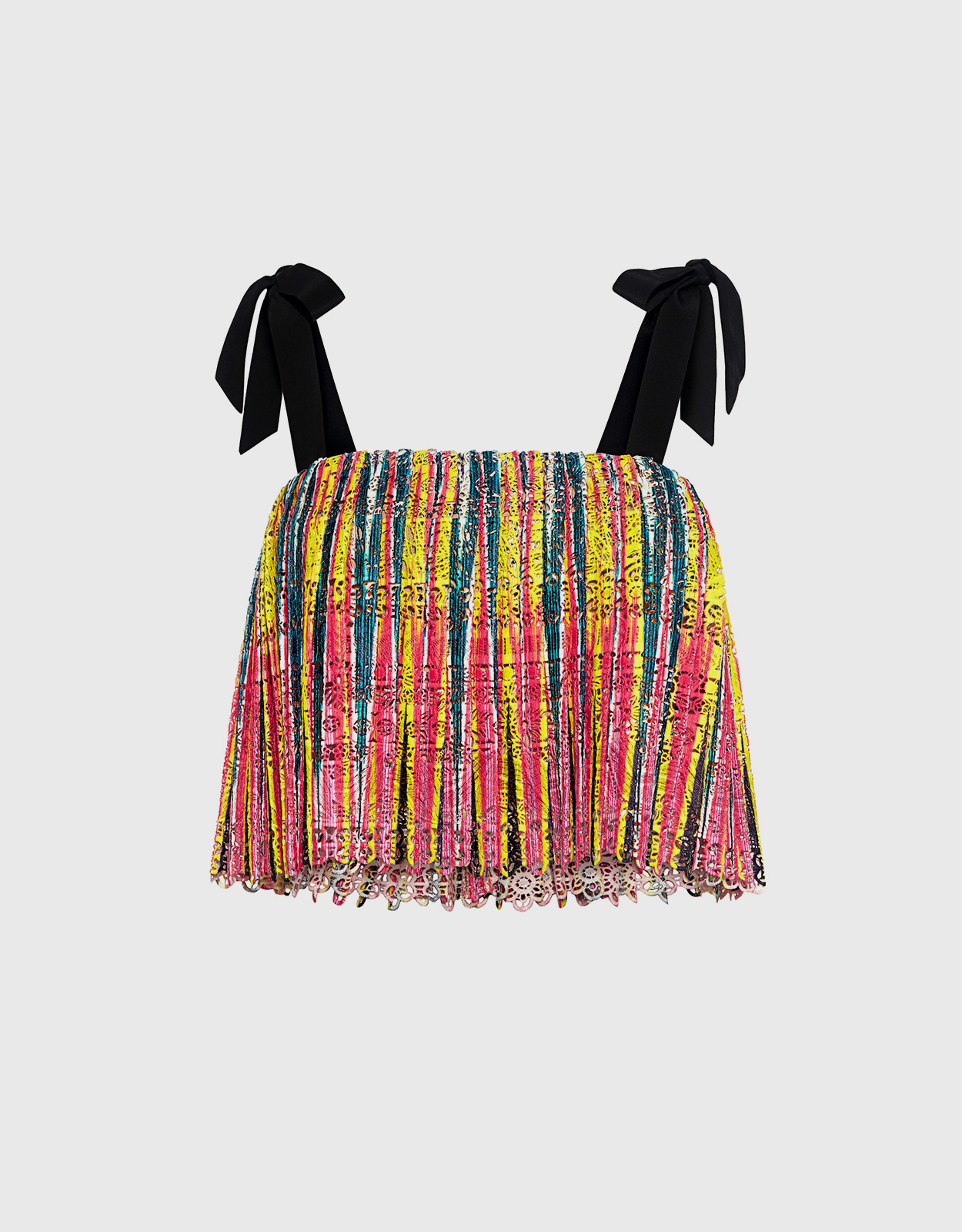 Saloni Jemi Pleated Crop Top -