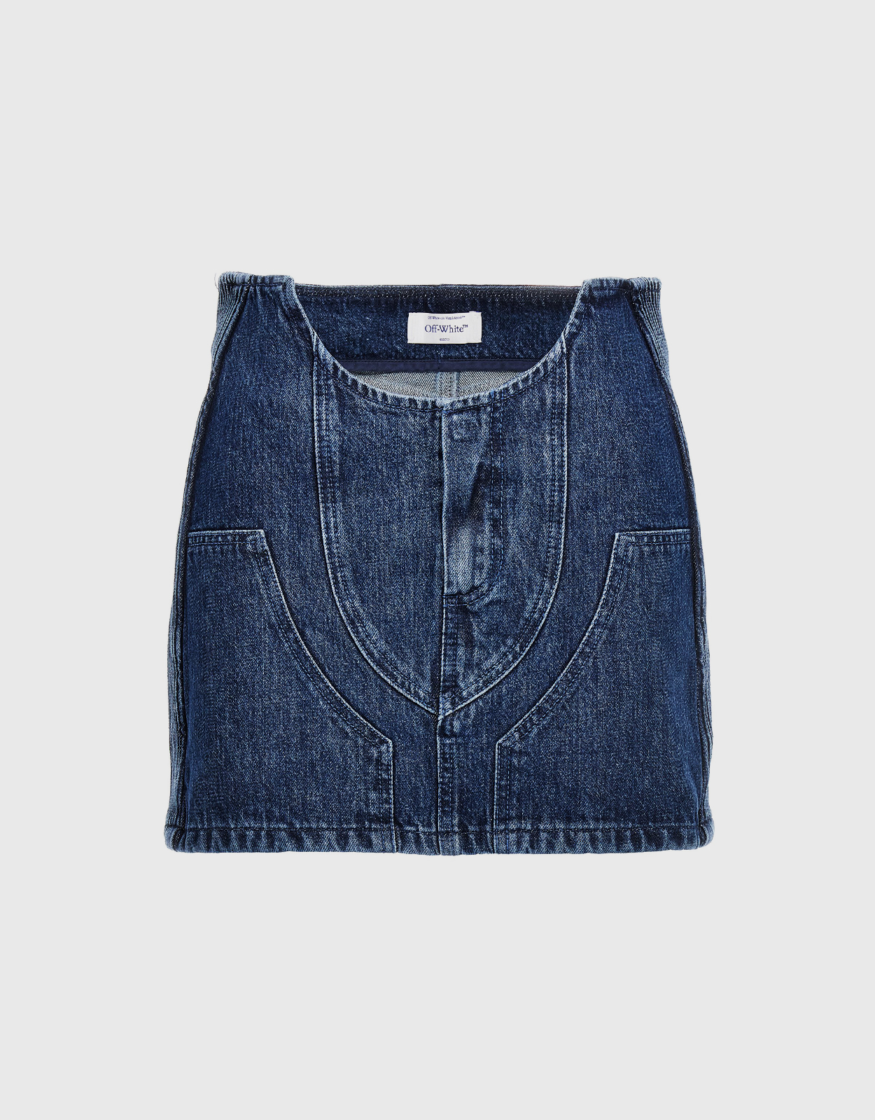 Off-White Denim Low-Waist Mini Skirt - IT